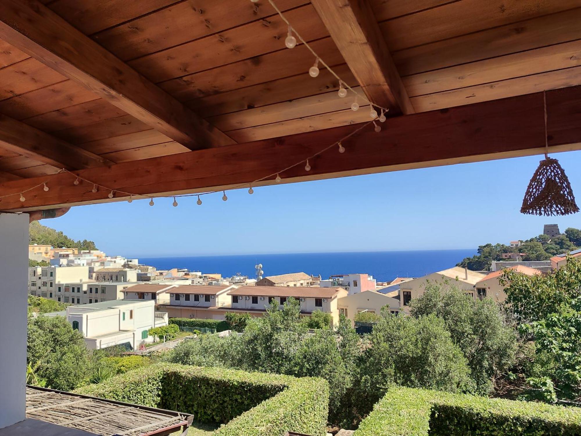 شقة Casa Azzurra Con Vista Mare Isola di Ustica المظهر الخارجي الصورة
