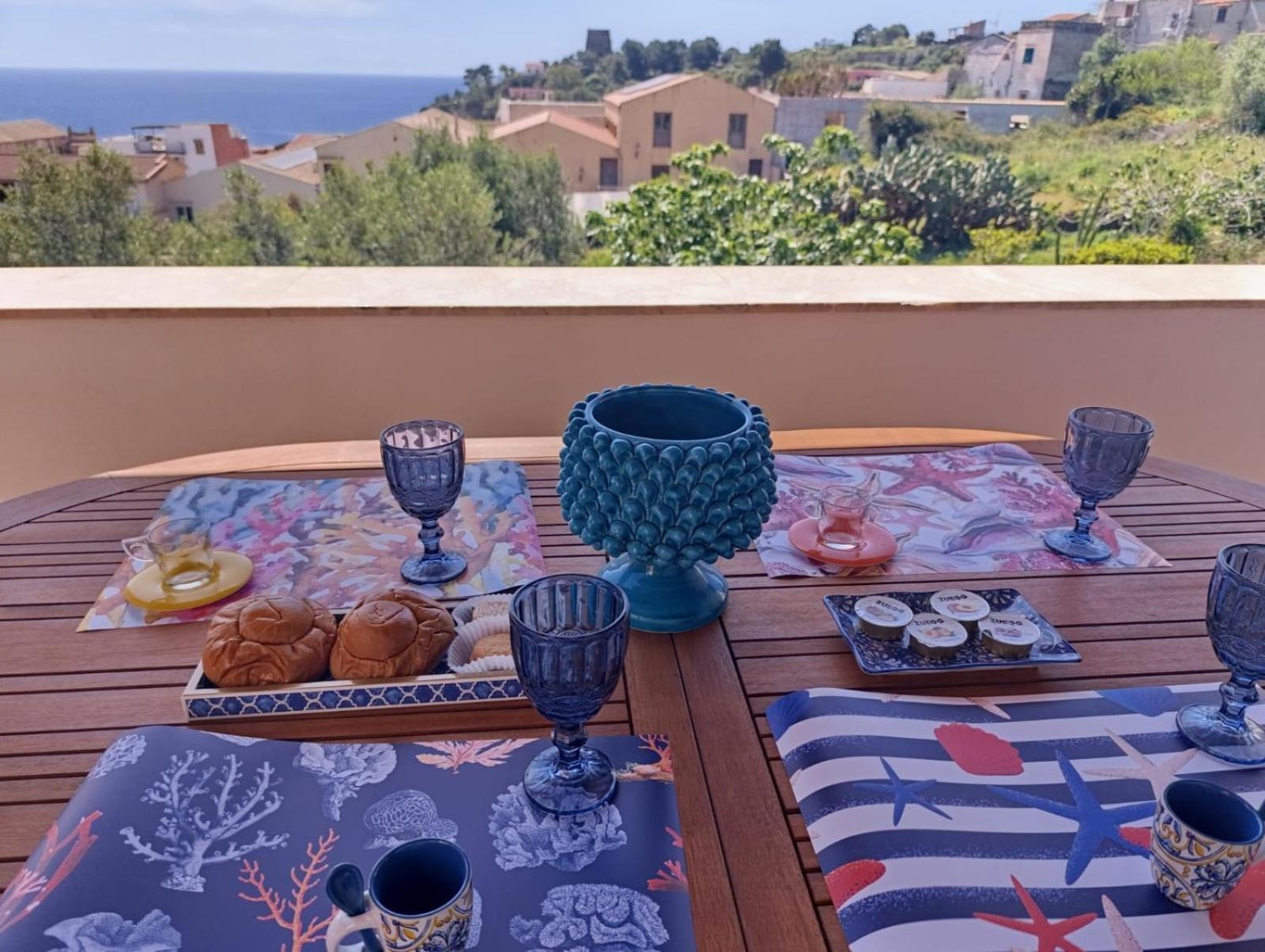 شقة Casa Azzurra Con Vista Mare Isola di Ustica المظهر الخارجي الصورة
